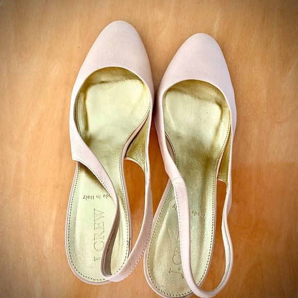 J. Crew “Cate” Slingback Leather Pump in Warm Blush 7M - Picture 3 of 8